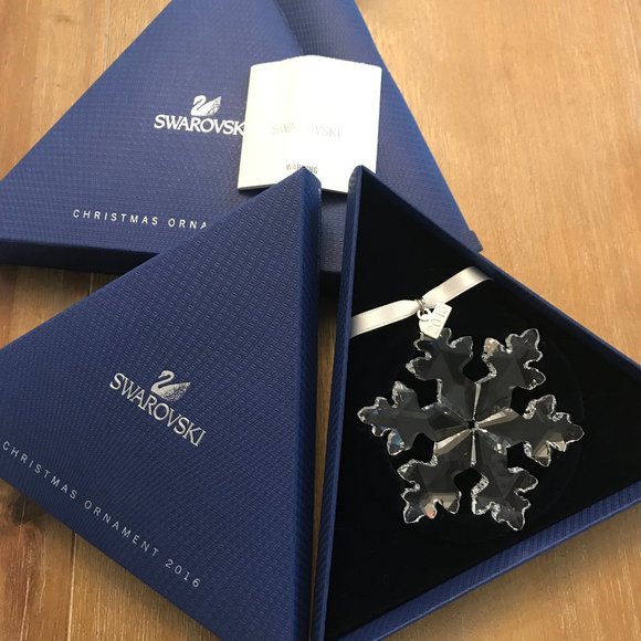 Swarovski Other - Authentic 2016 Swarovski Snowflake Ornament NEW